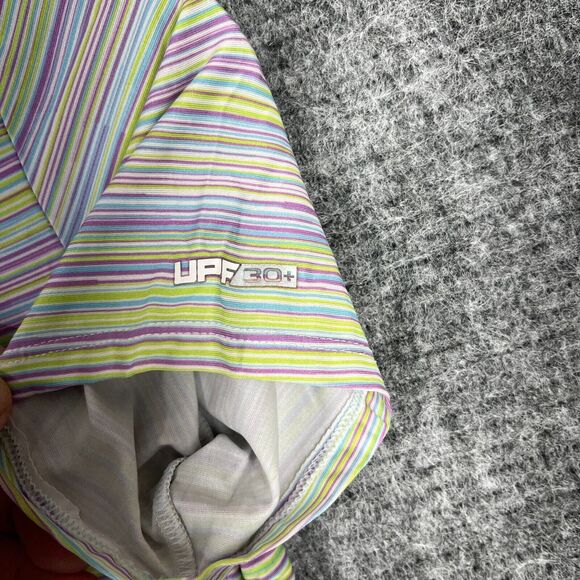 Batman Shirt Girls Large Purple Youth Under Armour Fitted Heatgear UPF 30+ - Picture 4 of 8